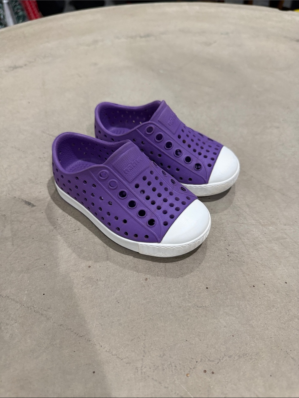 Native Kids Purple Slip-On Water Shoes Size 5/5c